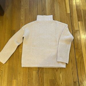 Vince Shaker Knit sweater size M- Light pink